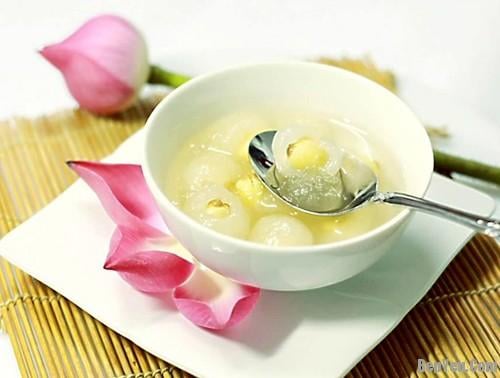 che-hat-sen-nhan ăn nhãn có béo không
